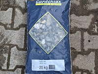 60x zak grind a 20 kg gardenlux, wit - afbeelding 1 van  5
