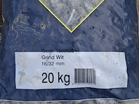 60x zak grind a 20 kg gardenlux, wit - afbeelding 3 van  5