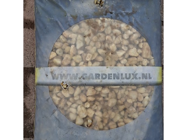 60x zak taunus kwarts a 20 kg gardenlux, geel/wit - afbeelding 2 van  5