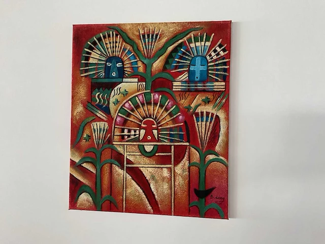 60x50cm wanddecoratie - afbeelding 1 van  2