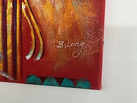 60x50cm wanddecoratie - afbeelding 2 van  2