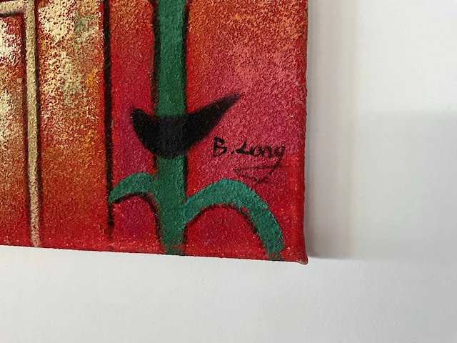 60x50cm wanddecoratie - afbeelding 2 van  2