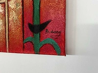 60x50cm wanddecoratie - afbeelding 2 van  2