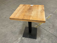 60x60cm restauranttafel (4x) - afbeelding 1 van  2