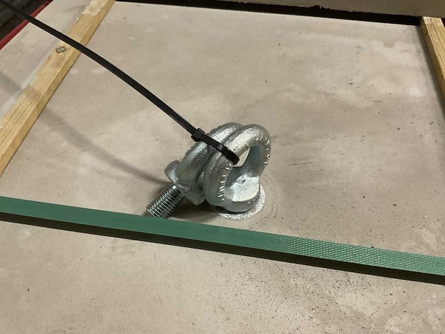 60x60x15cm betonnen ankerplaat met facet (9x) - afbeelding 3 van  3