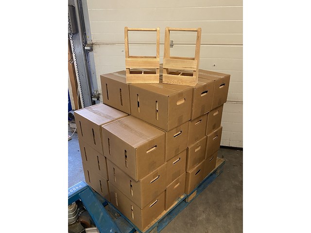 62 geschenkverpakking voor fles (hout) - afbeelding 1 van  3