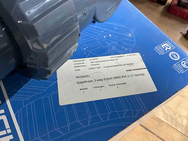 Ø 63 mm pvc kogelafsluiter - afbeelding 5 van  5