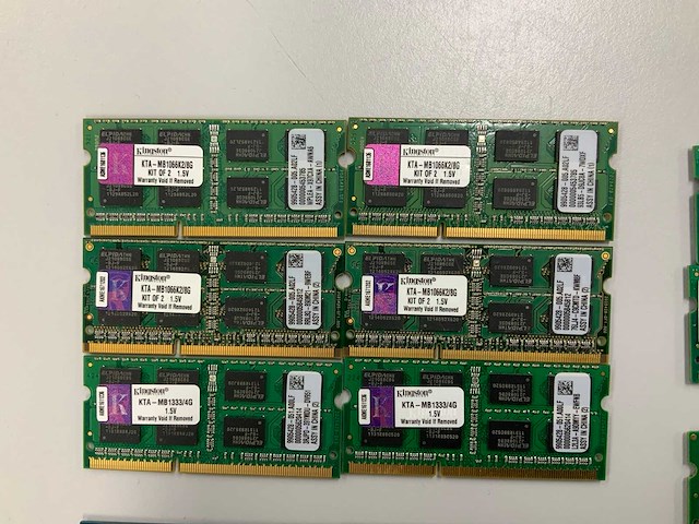 64gb(16x 4gb) ddr3 so-dimm van diverse merken - afbeelding 2 van  7