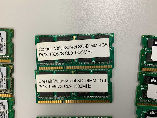 64gb(16x 4gb) ddr3 so-dimm van diverse merken - afbeelding 4 van  7