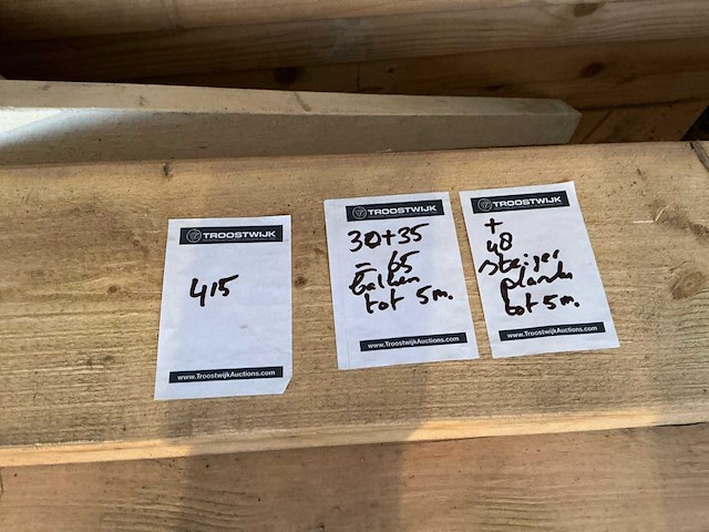 65 balken en 48 steigerplanken (113x) - afbeelding 2 van  8