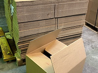 65 grote verzenddozen 53x51x32cm dubbelgolf bruin - afbeelding 1 van  3