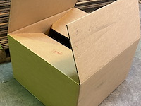 65 grote verzenddozen 53x51x32cm dubbelgolf bruin - afbeelding 2 van  3