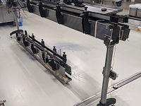 6,5 meter flessen transportbaan met wissel, polyketting, movex 82mm, zwart, 2022 - afbeelding 2 van  7