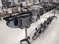 6,5 meter flessen transportbaan met wissel, polyketting, movex 82mm, zwart, 2022 - afbeelding 3 van  7