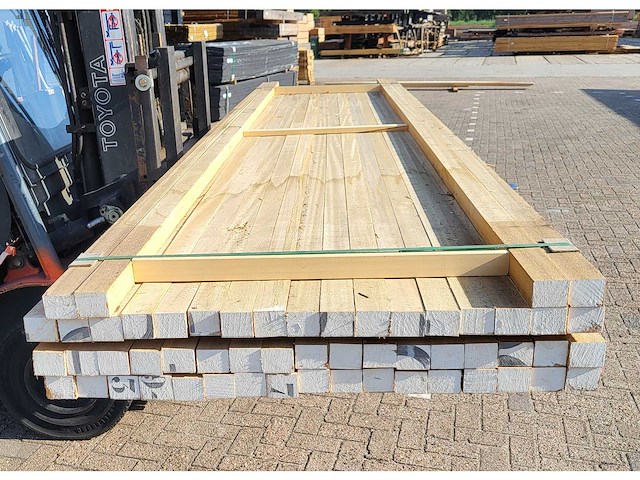 65 x ayous regel 44 x 52mm, ( 210 m1 ) - afbeelding 4 van  5
