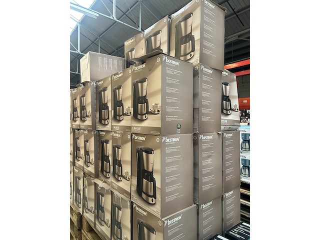 65x koffiezetapparaat met thermoskan bestron, satin collection - afbeelding 4 van  4