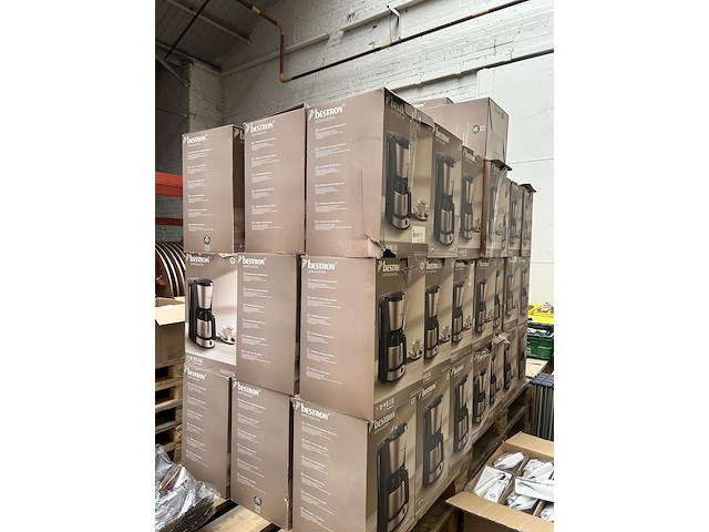 65x koffiezetapparaat met thermoskan bestron, satin collection - afbeelding 2 van  4