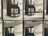65x koffiezetapparaat met thermoskan bestron, satin collection - afbeelding 3 van  4