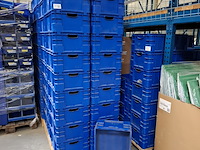 6,5x pallet met magazijnbakken, diverse maten - afbeelding 1 van  4