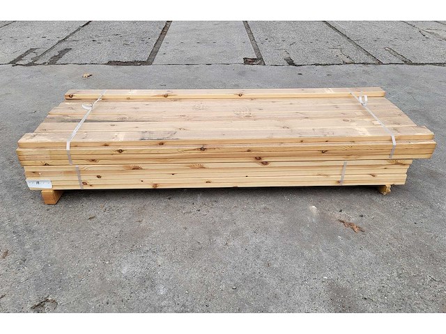 66x grenen regels 28 x 95 mm geschaafd, lengte 40/180 cm + 26/189 cm - afbeelding 4 van  4