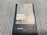 6,9m² hdm akoestische wandpanelen - betongrijs - 138,8x20,1 cm - afbeelding 4 van  8