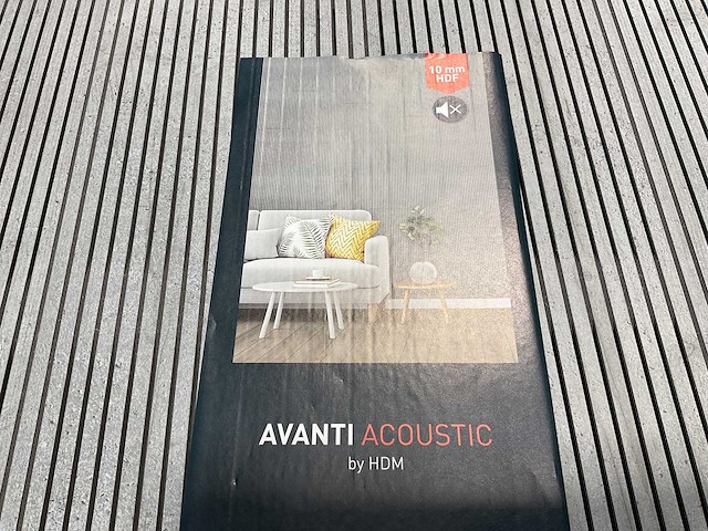 6,9m² hdm akoestische wandpanelen - betongrijs - 138,8x20,1 cm - afbeelding 4 van  8