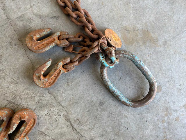 6m tweesprong hijsketting (2x) - afbeelding 4 van  4