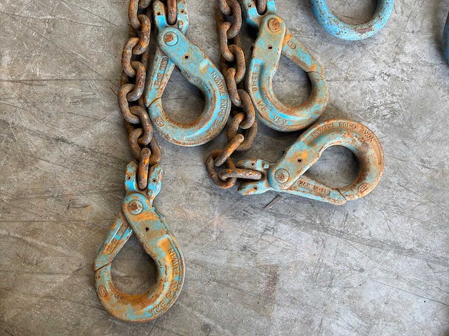 6m tweesprong hijsketting (2x) - afbeelding 3 van  7