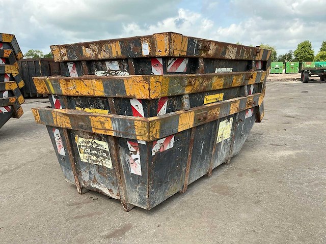 6m3 afvalcontainer (3x) - afbeelding 1 van  3