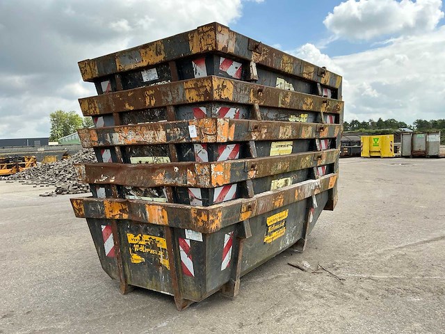 6m3 afvalcontainer (5x) - afbeelding 1 van  3