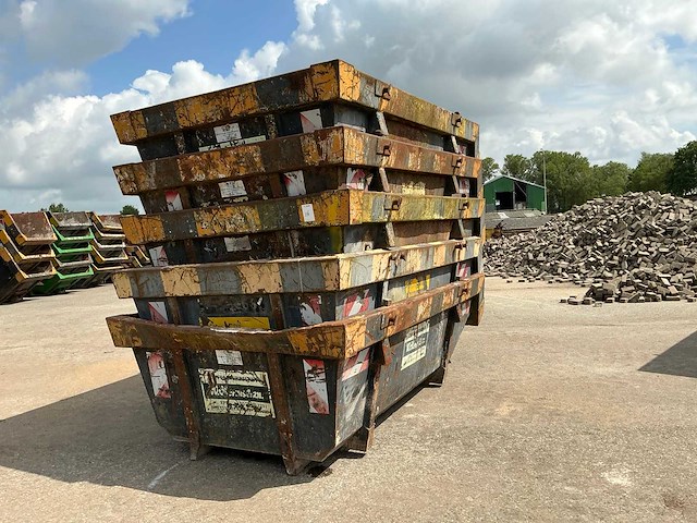 6m3 afvalcontainer (5x) - afbeelding 1 van  3