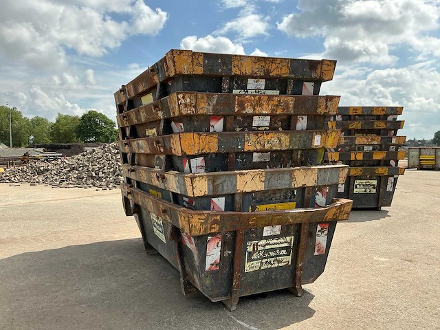 6m3 afvalcontainer (5x) - afbeelding 2 van  3