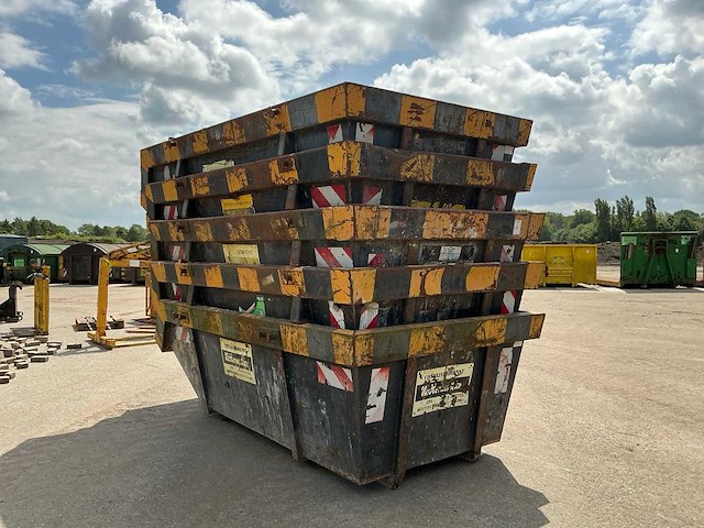 6m3 afvalcontainer (5x) - afbeelding 2 van  3