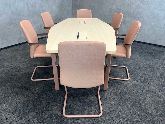 6p haworth a-wood - vergaderset 240x120 - afbeelding 15 van  22