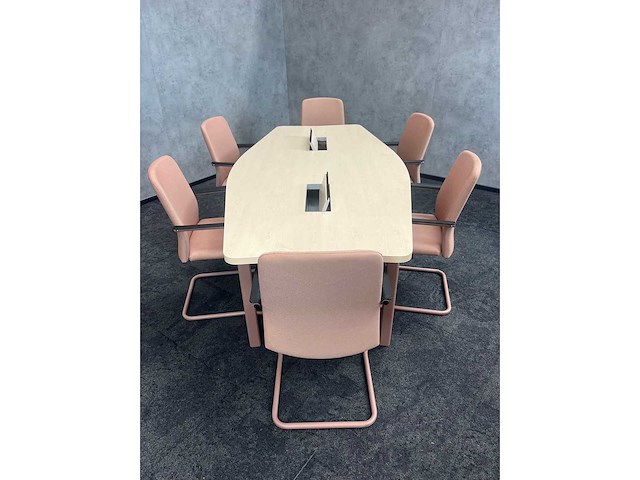 6p haworth a-wood - vergaderset 240x120 - afbeelding 16 van  22