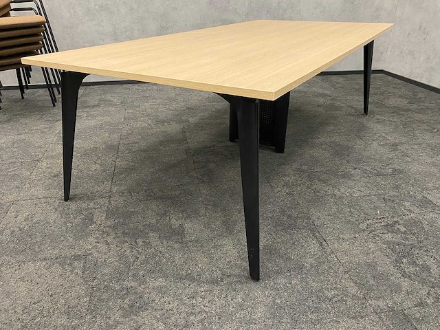 6p vergaderset 240x120 cappuccino - afbeelding 24 van  31