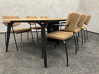 6p vergaderset 240x120 cappuccino - afbeelding 29 van  31