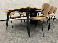 6p vergaderset 240x120 cappuccino - afbeelding 30 van  31