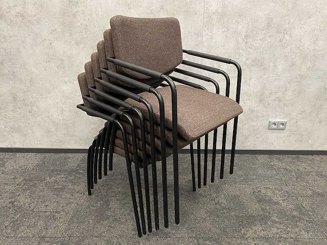 6p vergaderset 240x120 coffee - afbeelding 14 van  25