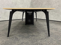 6p vergaderset 240x120 coffee - afbeelding 17 van  25