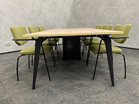 6p vergaderset 240x120 mosgroen - afbeelding 4 van  32