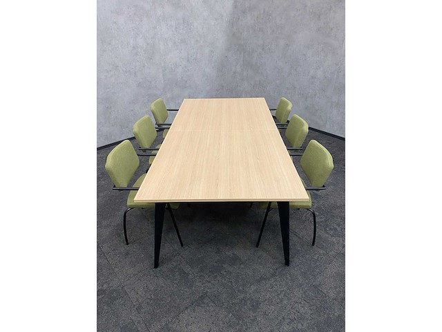 6p vergaderset 240x120 mosgroen - afbeelding 6 van  32