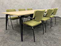 6p vergaderset 240x120 mosgroen - afbeelding 29 van  32