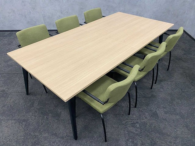 6p vergaderset 240x120 mosgroen - afbeelding 31 van  32