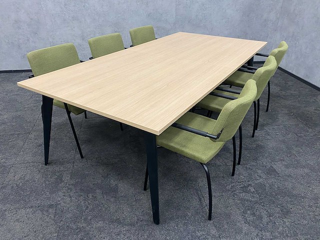 6p vergaderset 240x120 mosgroen - afbeelding 32 van  32