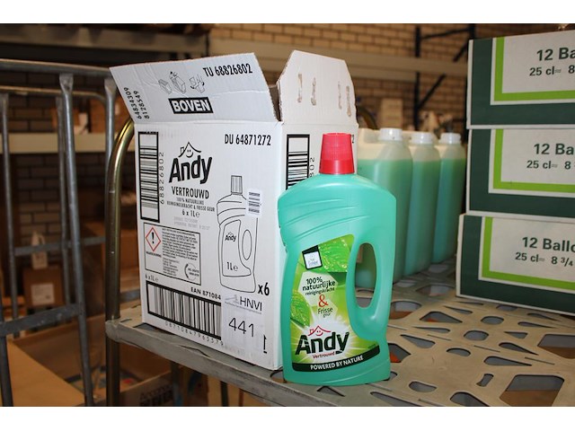 6x 1liter andy allesreiniger. - afbeelding 1 van  2