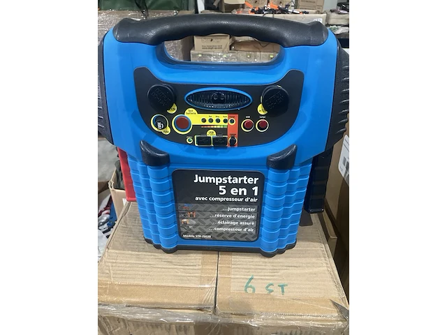 6x 5-in 1 jumpstarters, str-js020, blauw - afbeelding 1 van  4