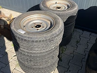 6x aanhangwagenvelgen met banden