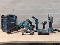 6x accu gereedschap met bouwradio, makita, 2020 tot 2023 - afbeelding 1 van  29
