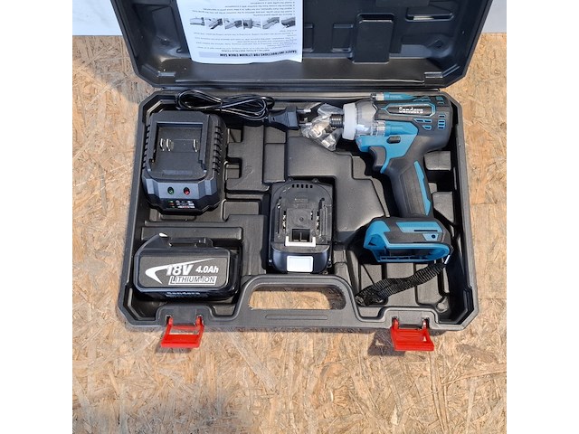 6x accu schroefmachine, brushless, blauw - afbeelding 11 van  11